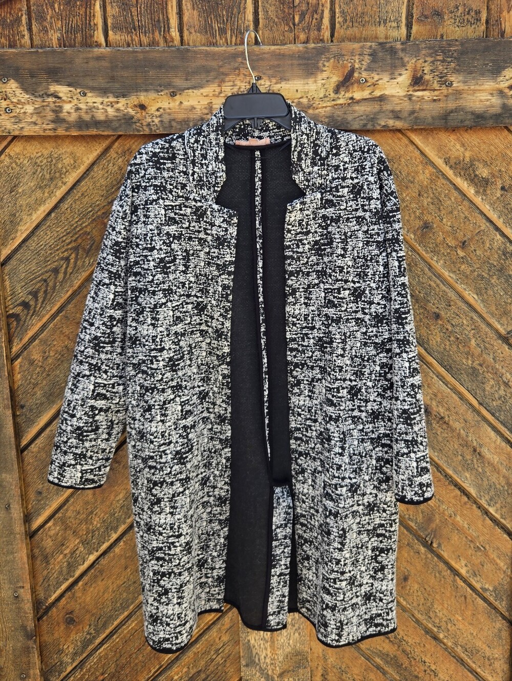 Anthropologie Philosophy Black And White Cardigan - Picture 1 of 6